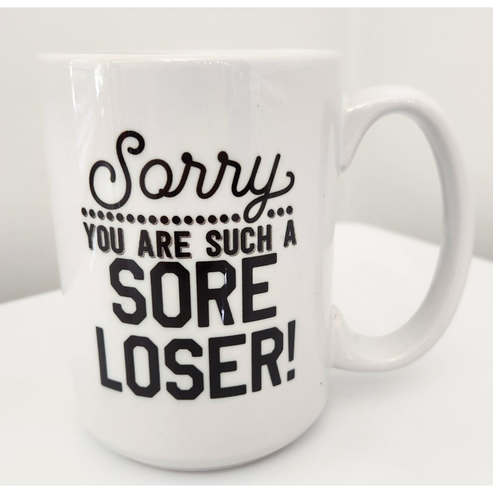 Funny Coffee Tea Mug‎ Cup Gamer Sore Loser Gag Gift